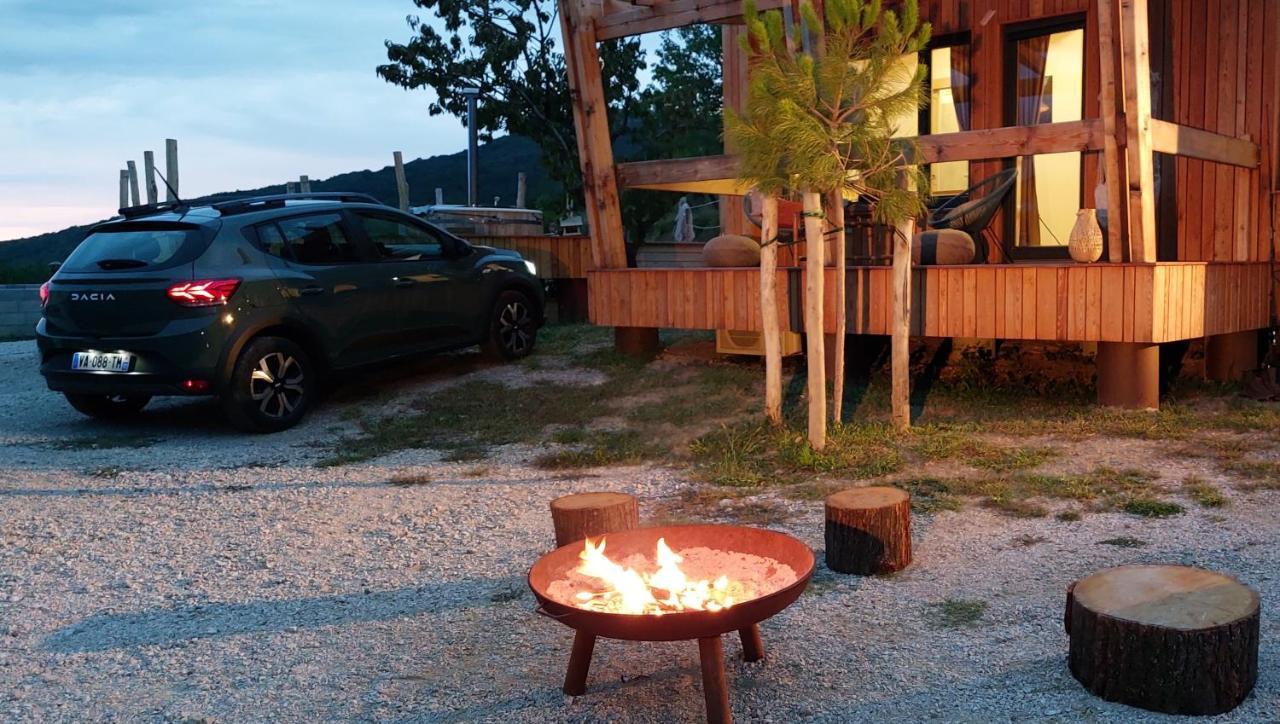 Panorama Glamping Vipavska Dolina Apartment Dobravlje ภายนอก รูปภาพ